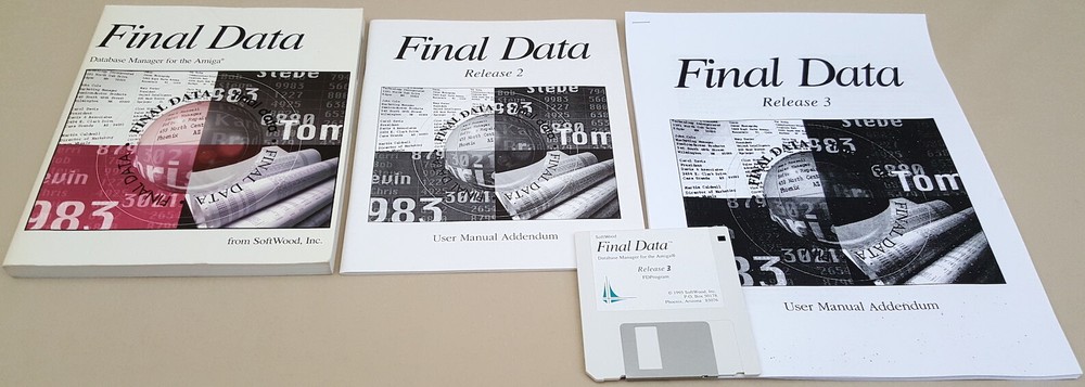 Final Data Release 3 ©1995 SoftWood Database Manager for Commodore Amiga #9