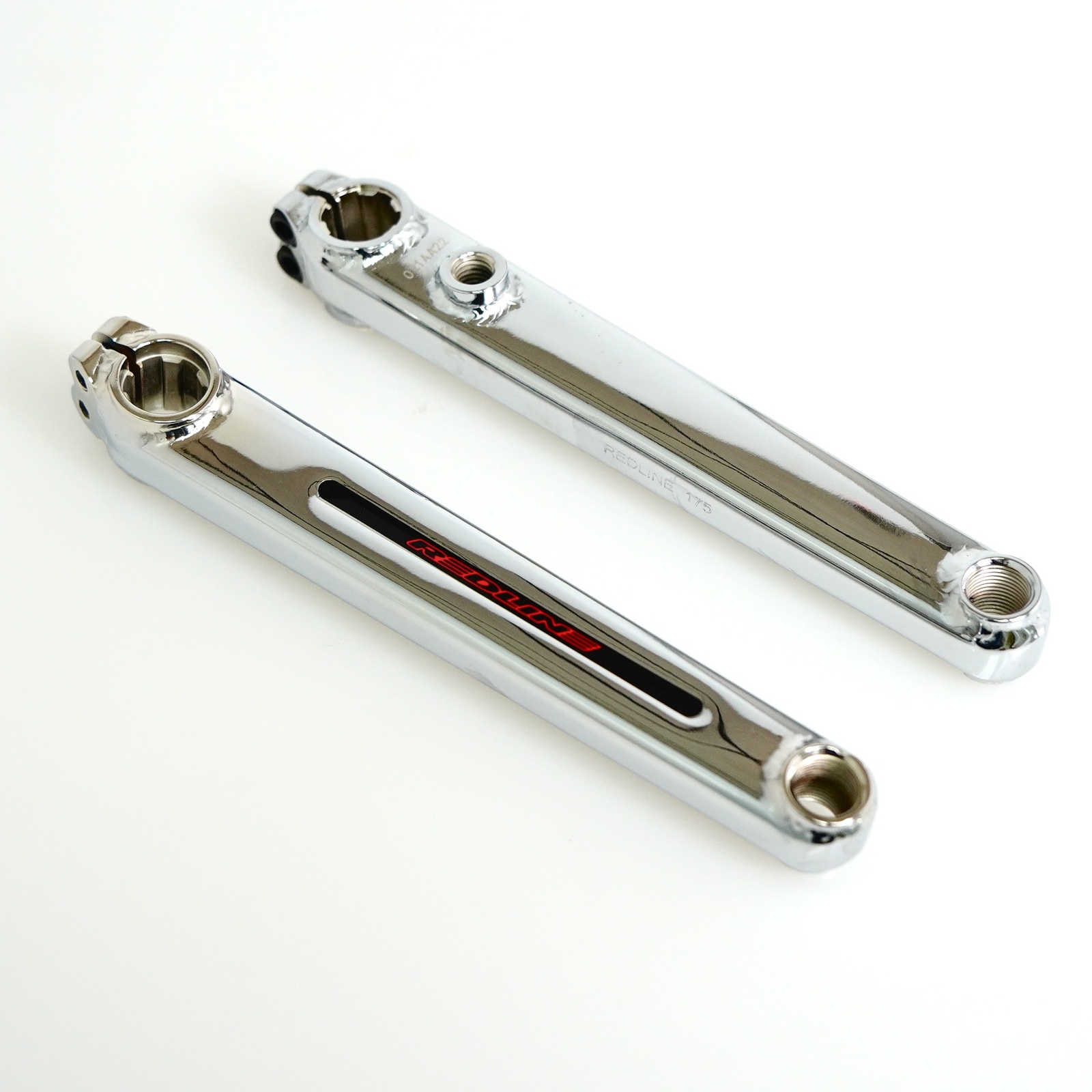 REDLINE FLIGHT Cranks BMX 3-piece Cranks 175 mm Chrome Old School BMX Crank Arm