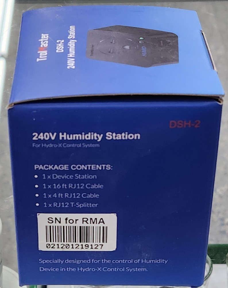 Trolmaster 240V Humidity Device Station DSH2 New