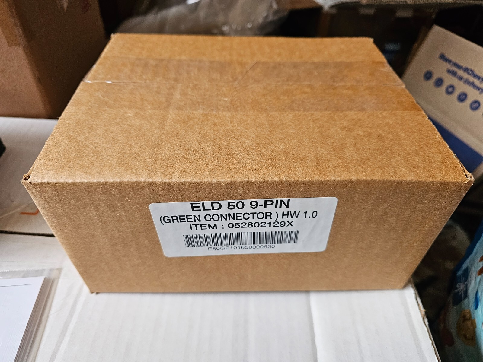 RAND MCNALLY ELECTRONIC LOGGING DEVICE ELD 50 GREEN CONNECTOR 9 PIN NIB