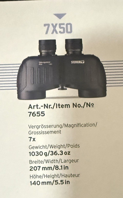 NEW Steiner Navigator 7x50 Waterproof Binoculars + SteinerFloat Strap