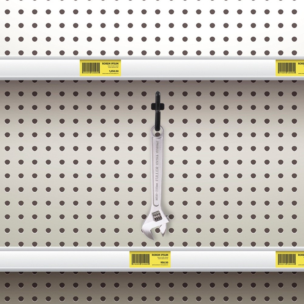 50PCS Peg Board Hook Plastic Display Hook Shelf Hanging Supply