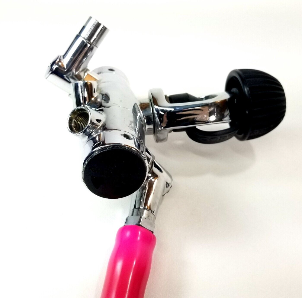 Dacor Extreme Plus Quantum Yoke 1st 2nd Stage Regulator Set Scuba Dive Adjust