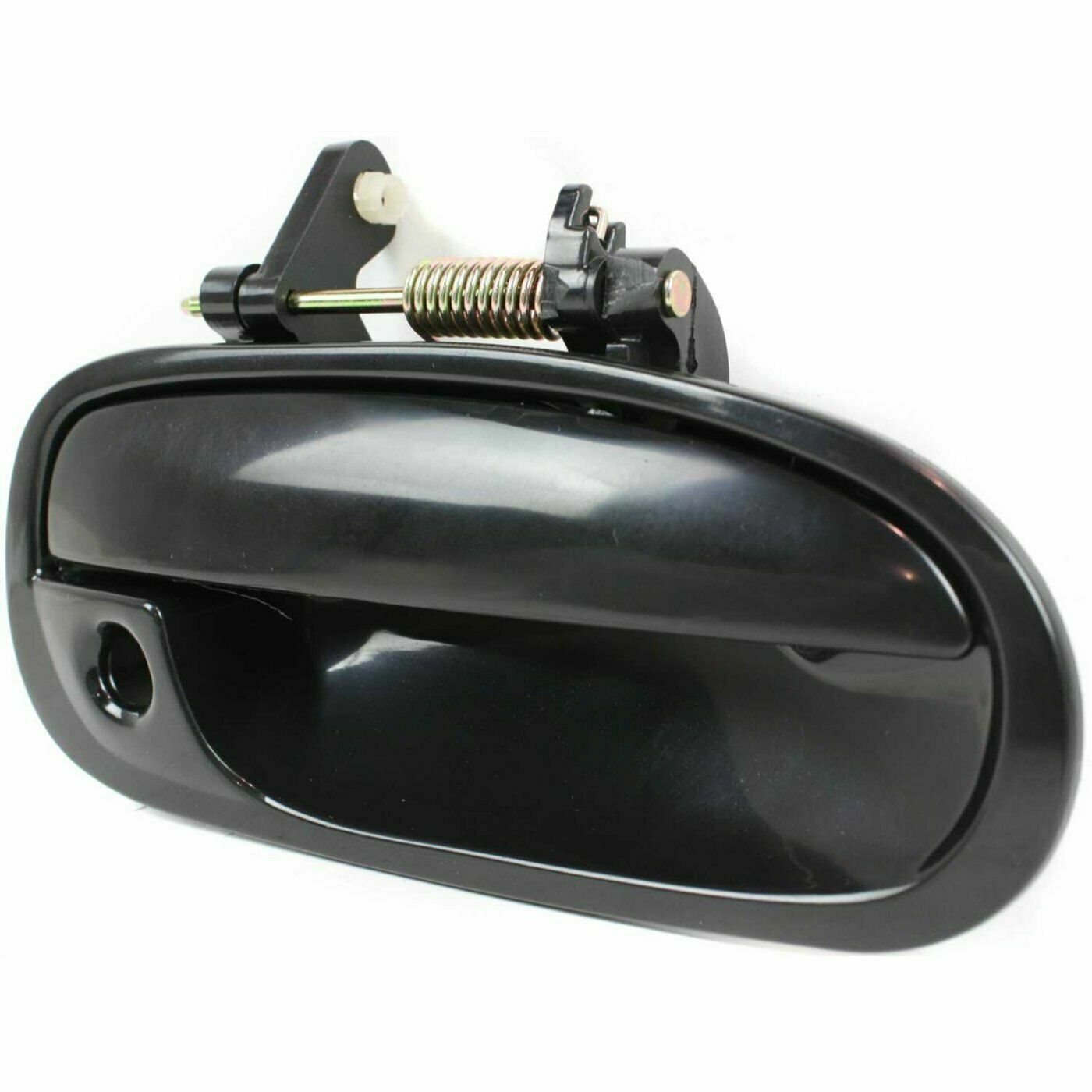 NEW Front Outside Door Handles Set LH RH Smooth Black for 1996-2000 Honda Civic