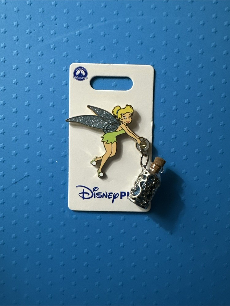 Disney Parks 2009 Tinker Bell Tinkerbell Vial Magic Pixie Dust Dangle Pin