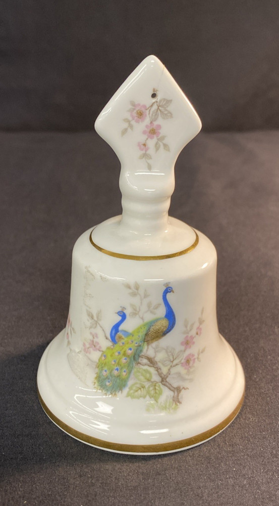 Countess Fine Bone China Bell- Peacock Pattern- RARE