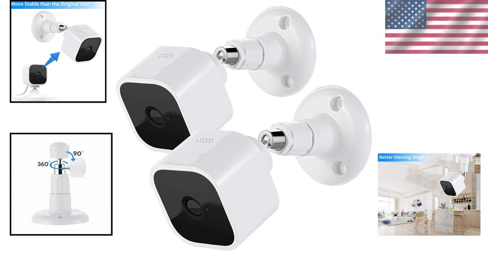 Blink Mini Wall Mount Bracket, 360 Adjustable Camera Mount Stand for Blink Mini