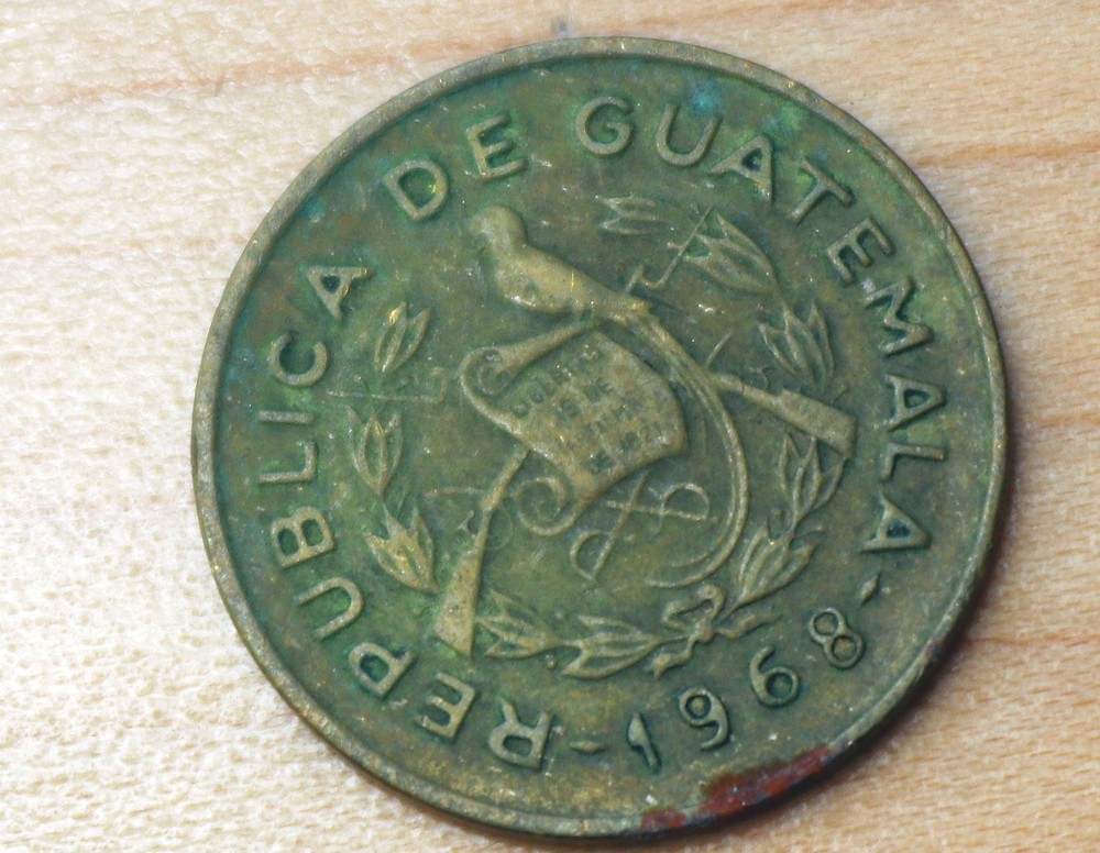 1968 Guatemala 1 Centavo