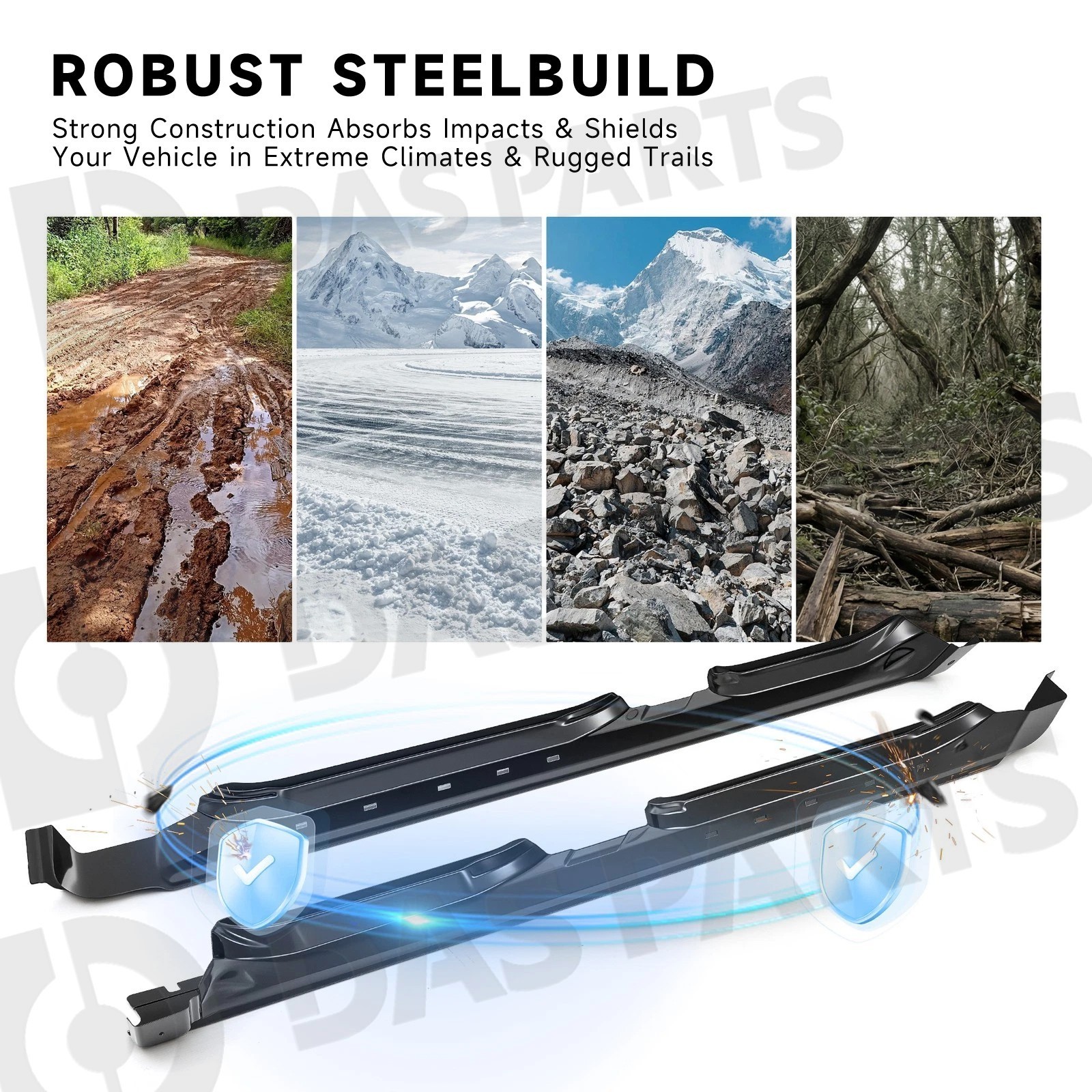 Outer Rocker Panels For 2003-2017 Ford Expedition Factory Style Left & Right