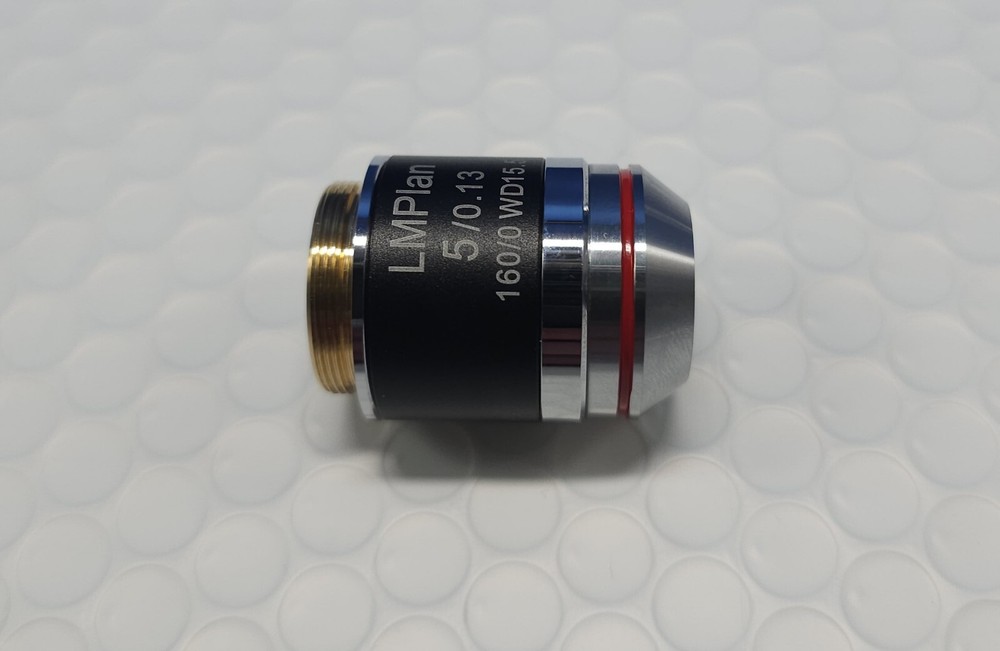 5X LWD LM PLAN ACHROMATIC METALLURGICAL MICROSCOPE OBJECTIVE