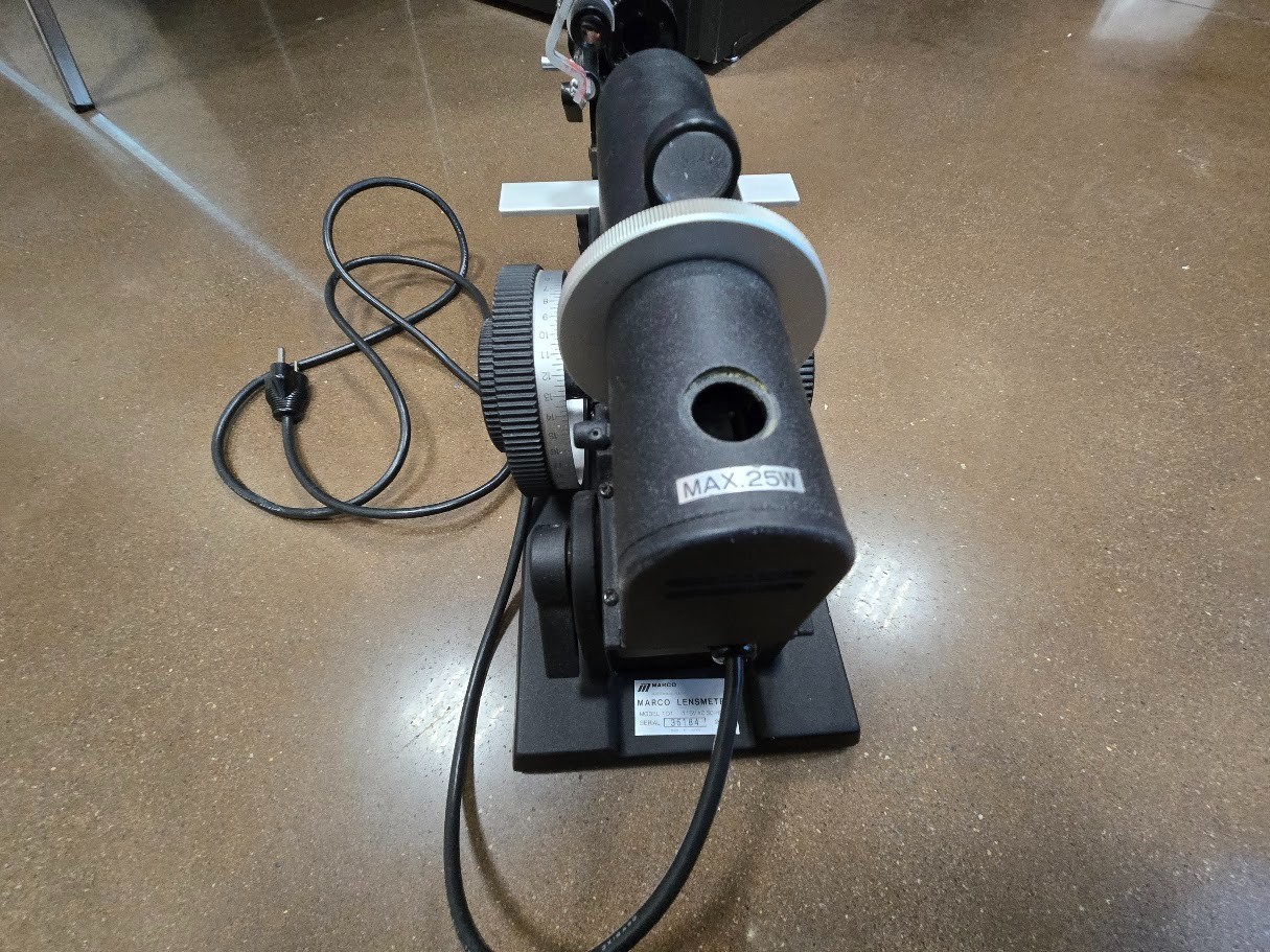 MARCO 101 LENSMETER + Prism Compensator *READ* LENSOMETER