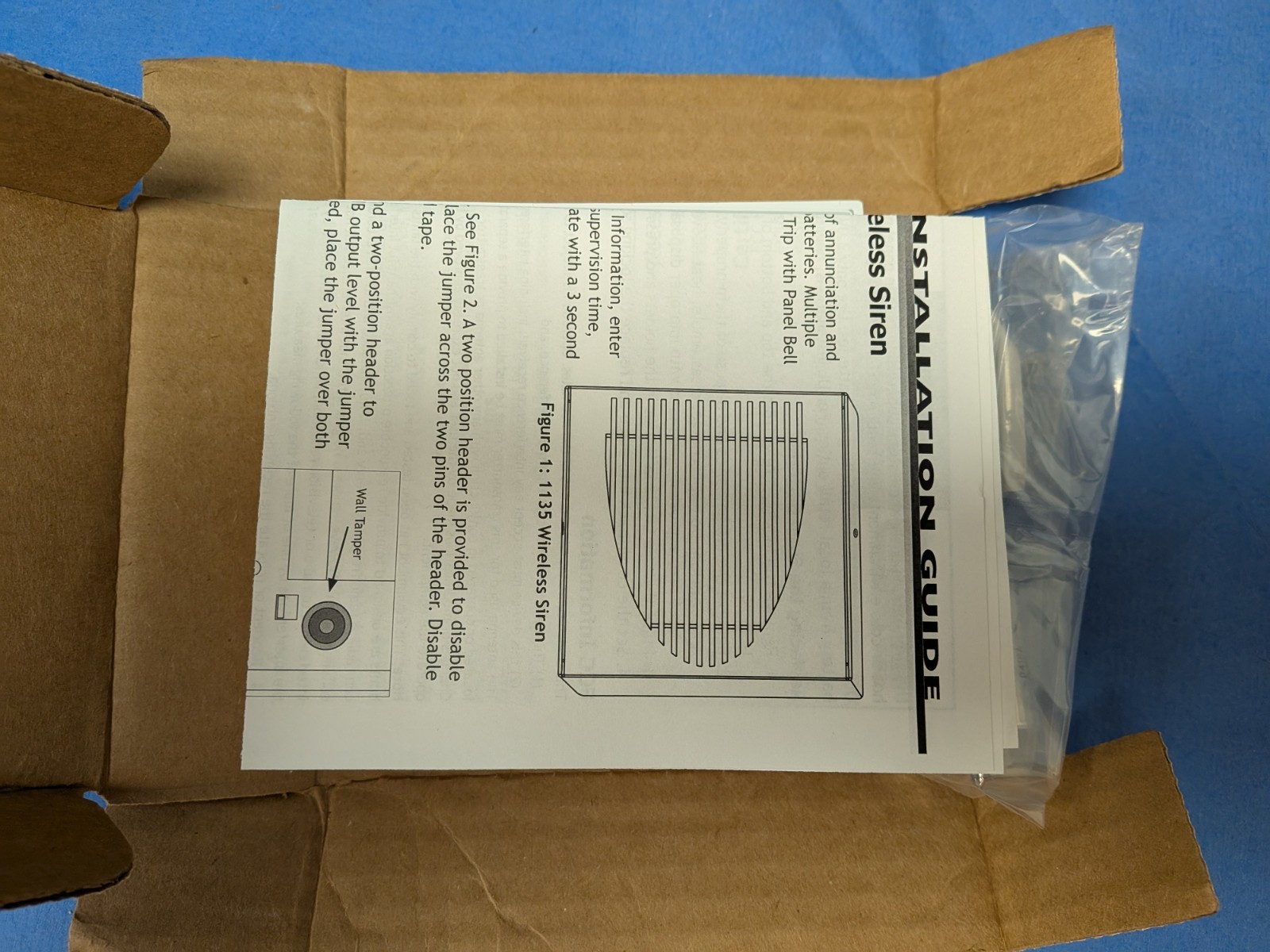 DMP 1135-W Wireless Siren for DMP Security, White. New, Open -Box. Free Shipping