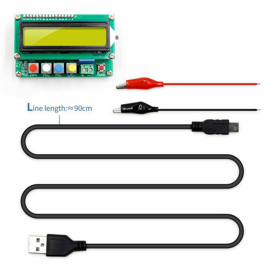 Digital LC100-A LCD High Precision Inductance Capacitance L/C Meter Tester