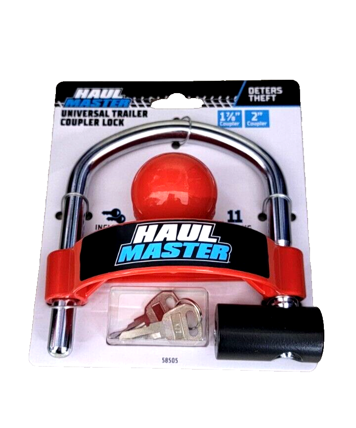 HAUL-MASTER Universal Trailer Coupler Lock. 2" Coupler.