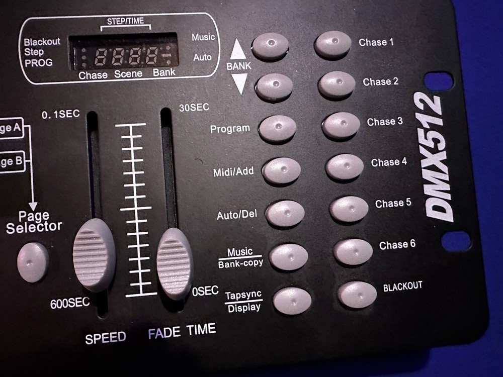 DMX 512 Controller 192 Channel Operator Console Stage Party DJ Lighting