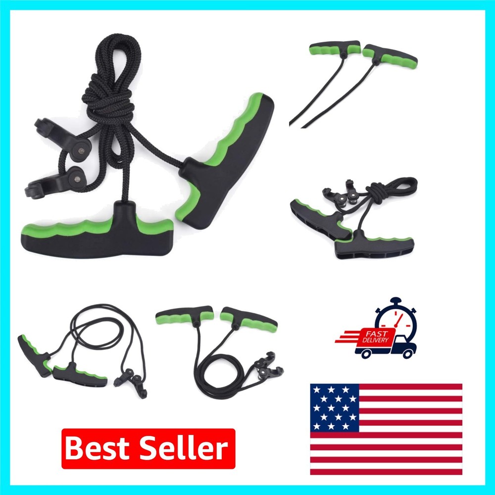 Precision Crossbow Cocking Device with Double Handle - Ambidextrous Design