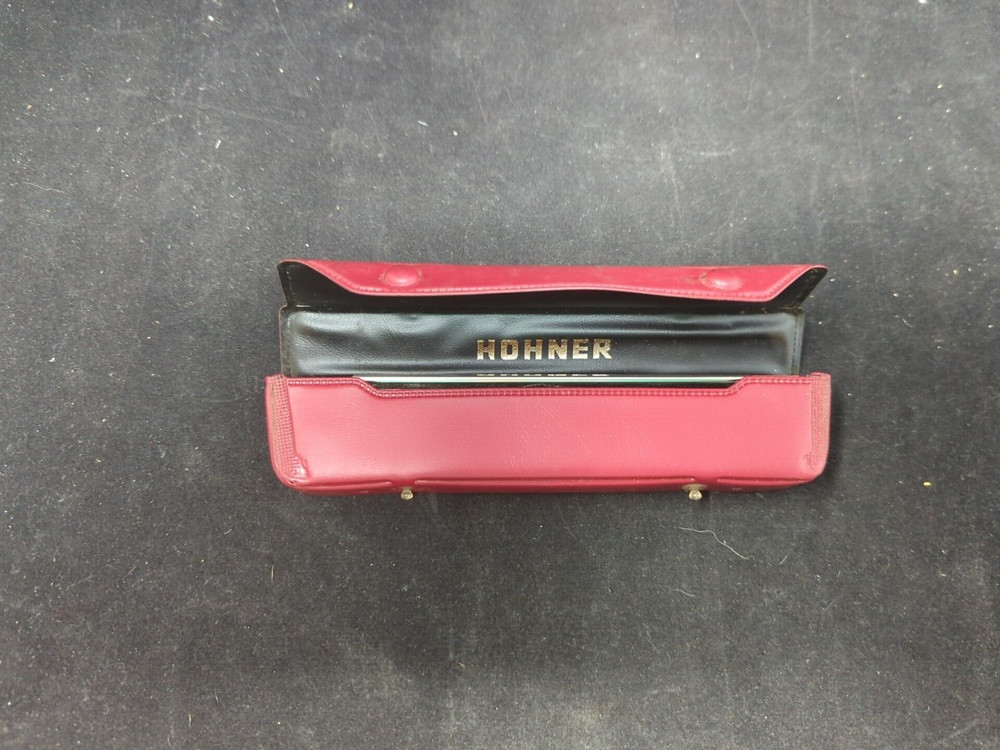 M Hohner harmonica germany with case