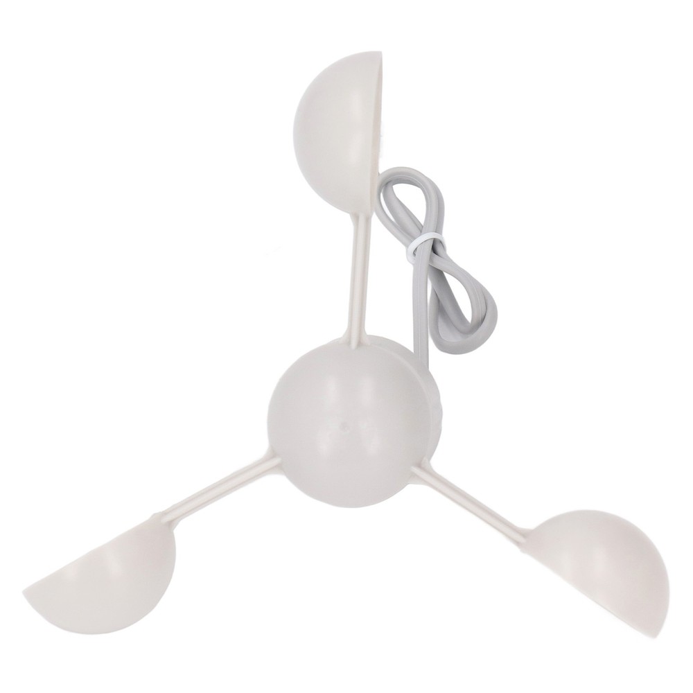 Anemometer Cup Speed Measuring Sensor Cup Connector 3 Cups Wind Direction Gauge