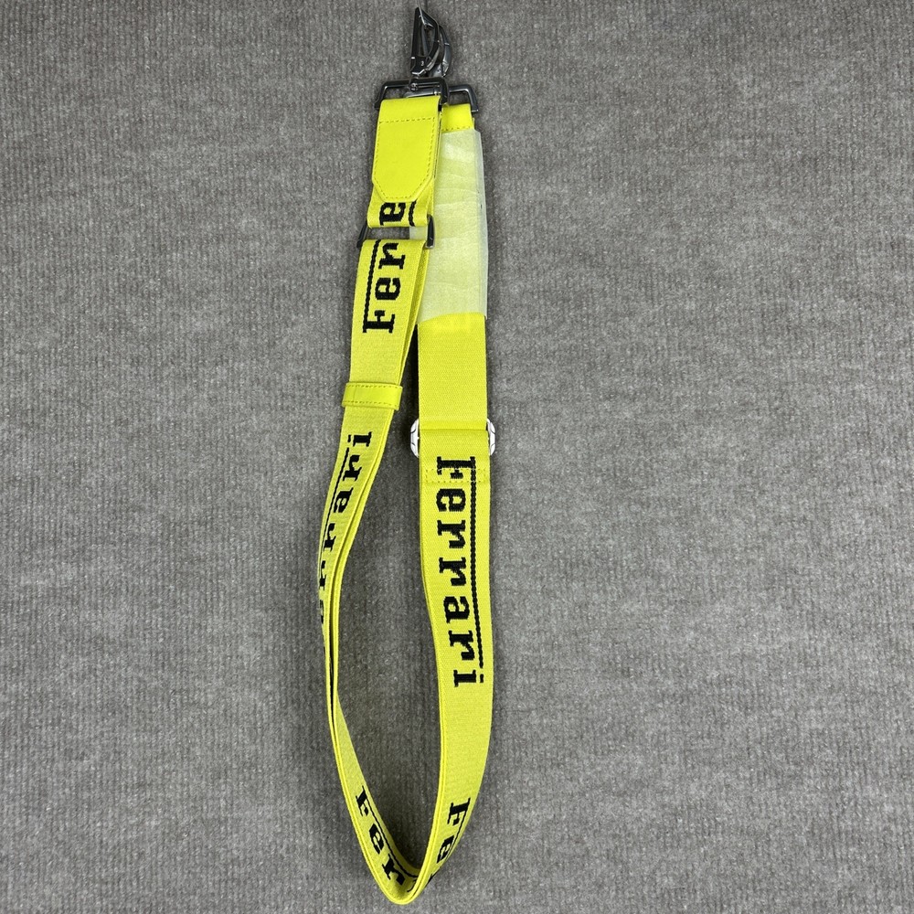 Ferrari Racing Yellow Camera Strap Adjustable Length