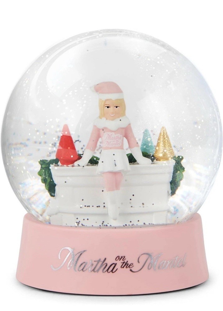 Martha On The Mantel Snow Globe