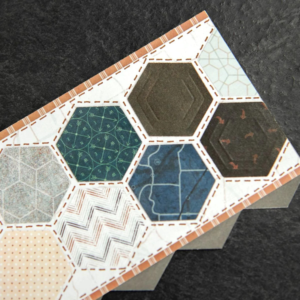Creative Memories Embossed Hexagon Punch