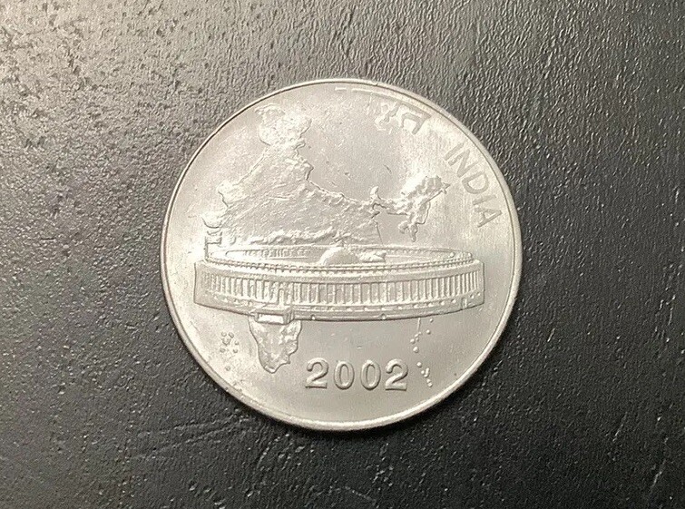 India 50 Paise 2002 Circulated