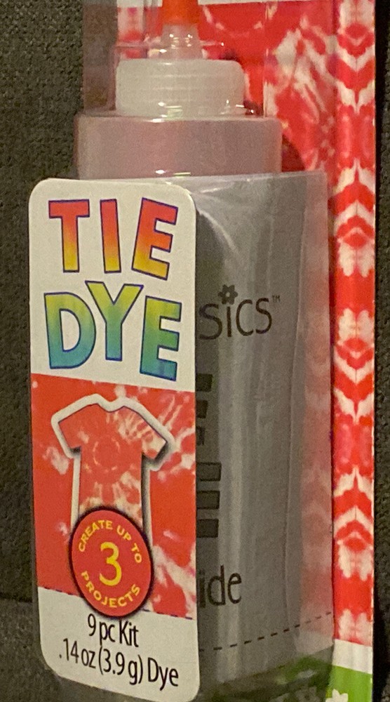 Create Basics 1-Color Tie-Dye🔴*RED*🟥Make Up To 3 Projects 9-Piece Kit