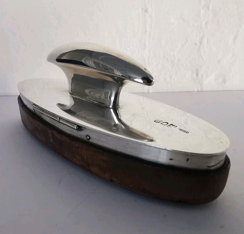 Asprey Rare Solid Silver Box and Buffer Combination - London 1910