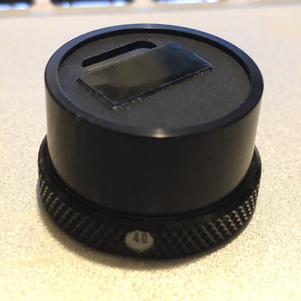 Hoffman Modulation Contrast Condenser Insert 40X - 25mm Diameter