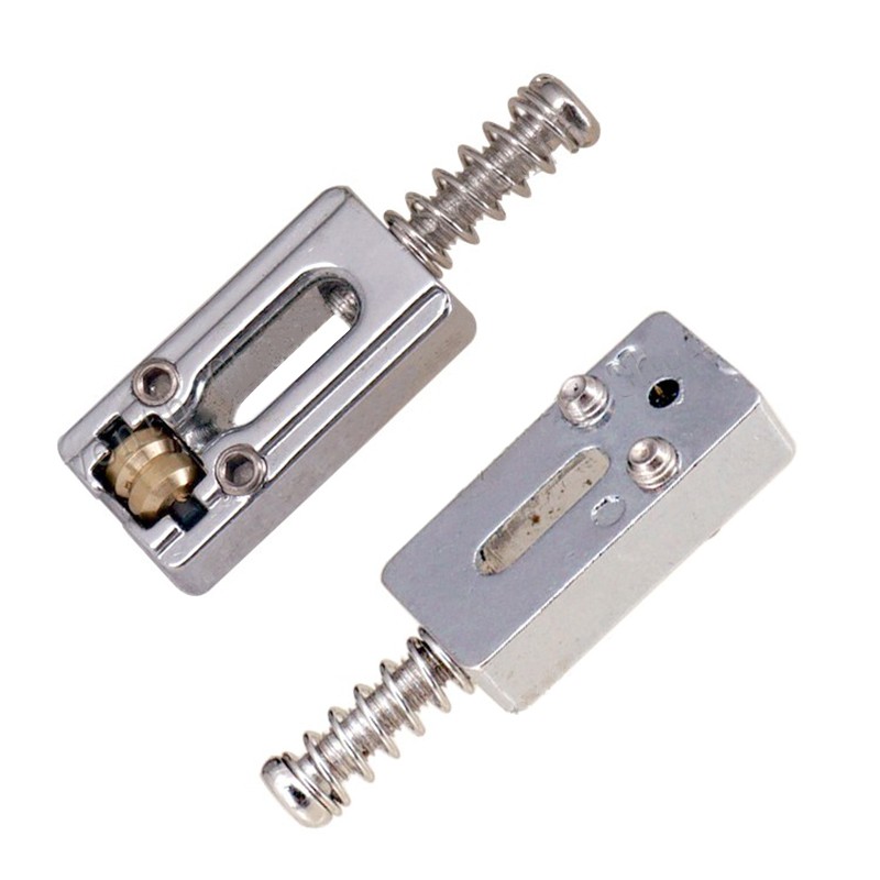 6X Qin Code Guitar Bridge String Roller Saddles Metal for Electric Guitar