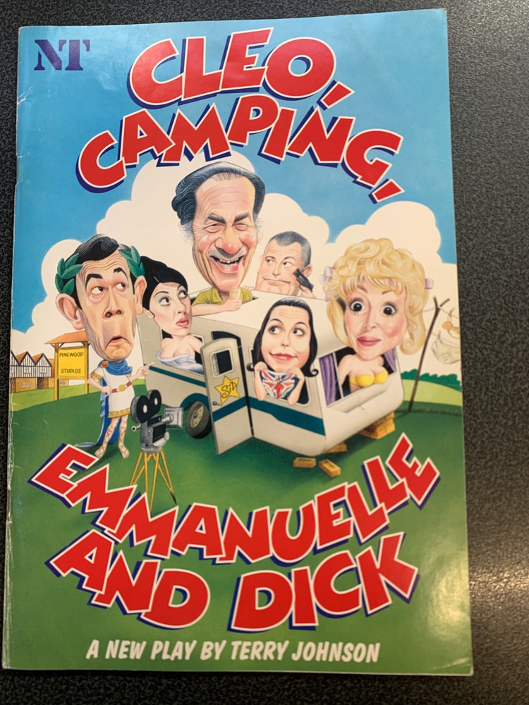 CLEO CAMPING EMANUELLE AND DICK Programme - National Theatre 1998  ++ FREEPOST