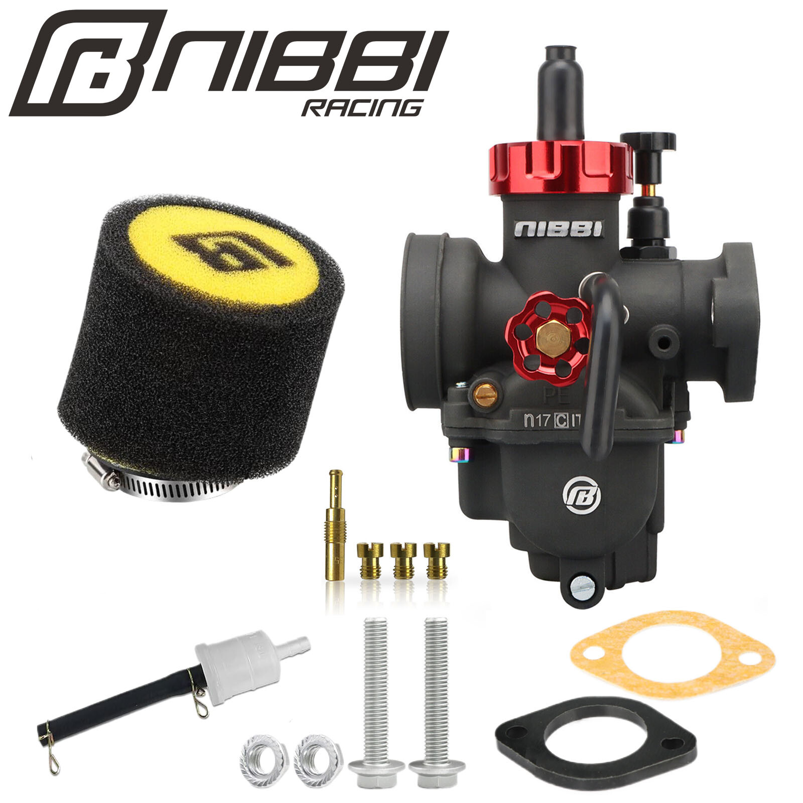NIBBI PE17 Carburetor Air Filter Kit For Honda XR80R 1985-2003 CRF80F 2004-2012