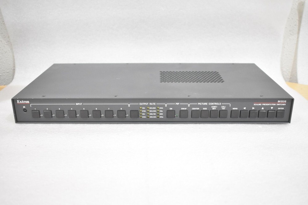 EXTRON IN1508 VIDEO SCALING PRESENTATION SWITCHER RACK MOUNTABLE