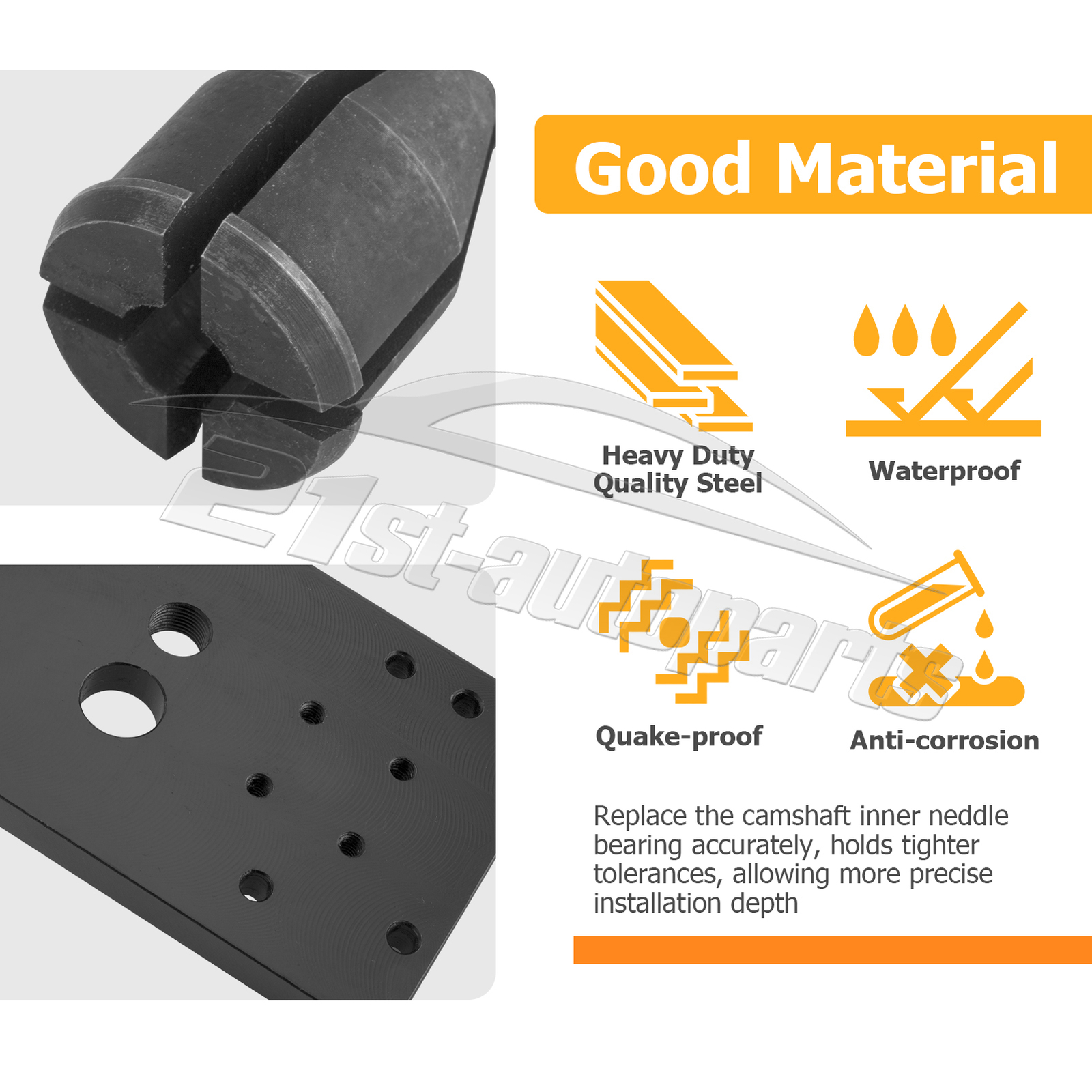 For Harley Milwaukee 8 Inner Cam Bearing Remover & Installer + Cam Locking Tool