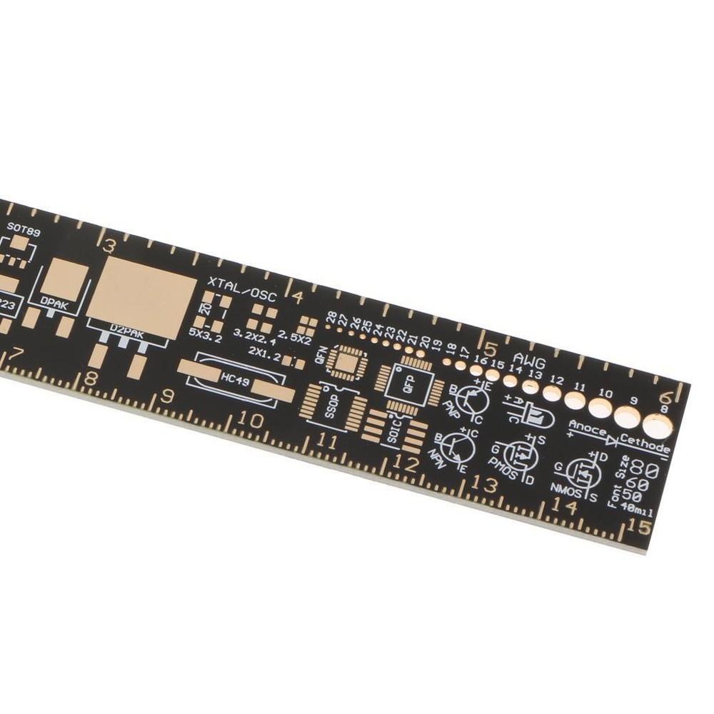 6 inch Ruler, 15cm Reference Ruler for / Component