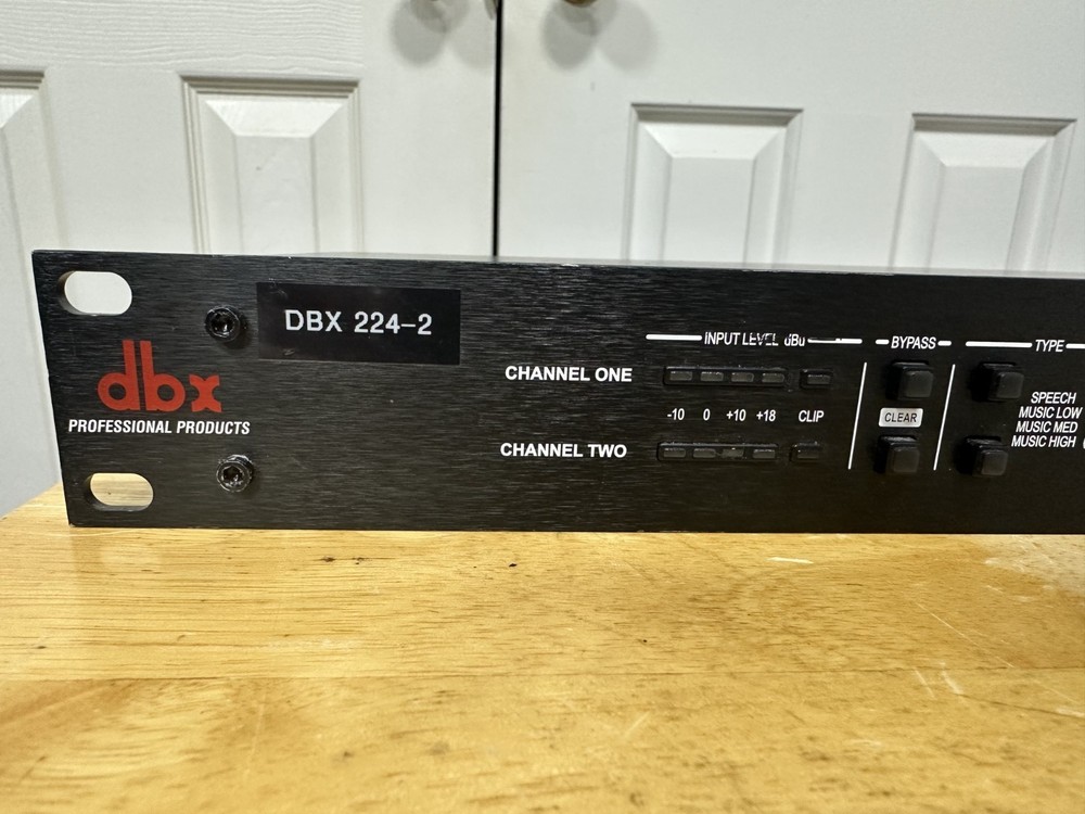 dbx AFS224 Dual Channel Advanced Feedback Suppression Processor
