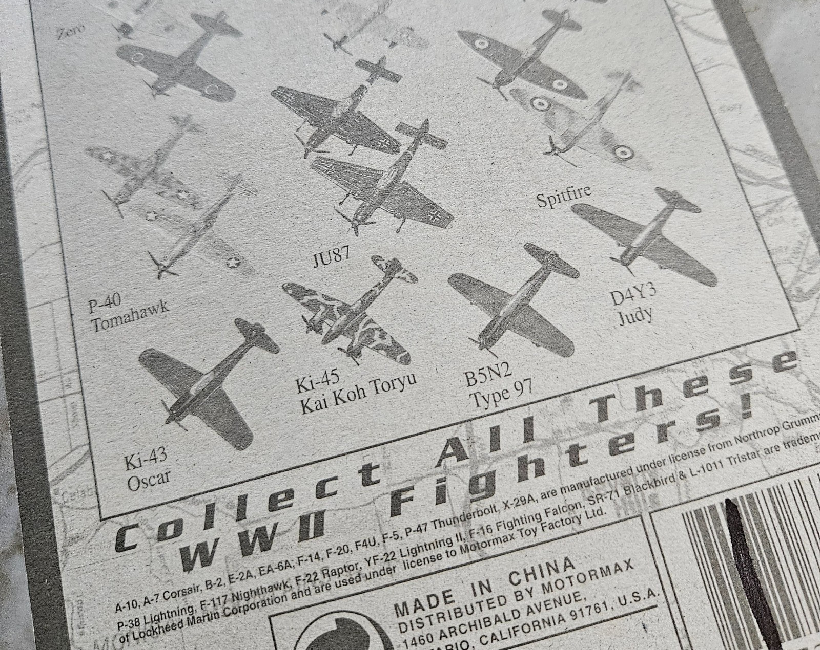 MotorMax #76337 SKY WINGS Dyna-Flites #A183 WW2 Japan D4Y3 bomber MOSC VHTF vtg.