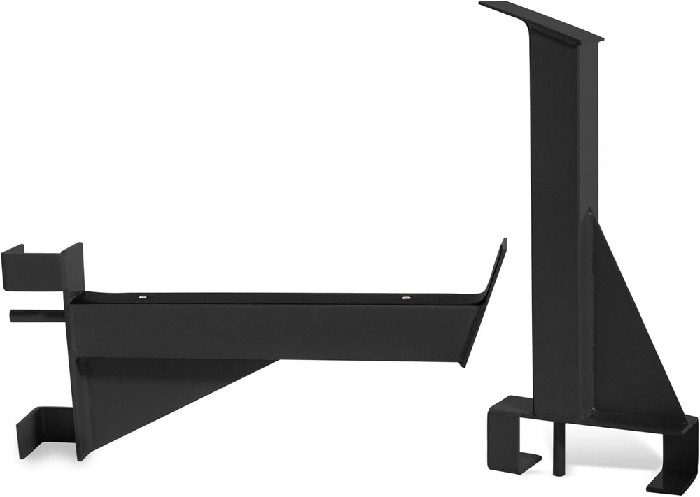 Robust Spotter Arms with Rubber Padding - Secure Lift Support for Heavy Training