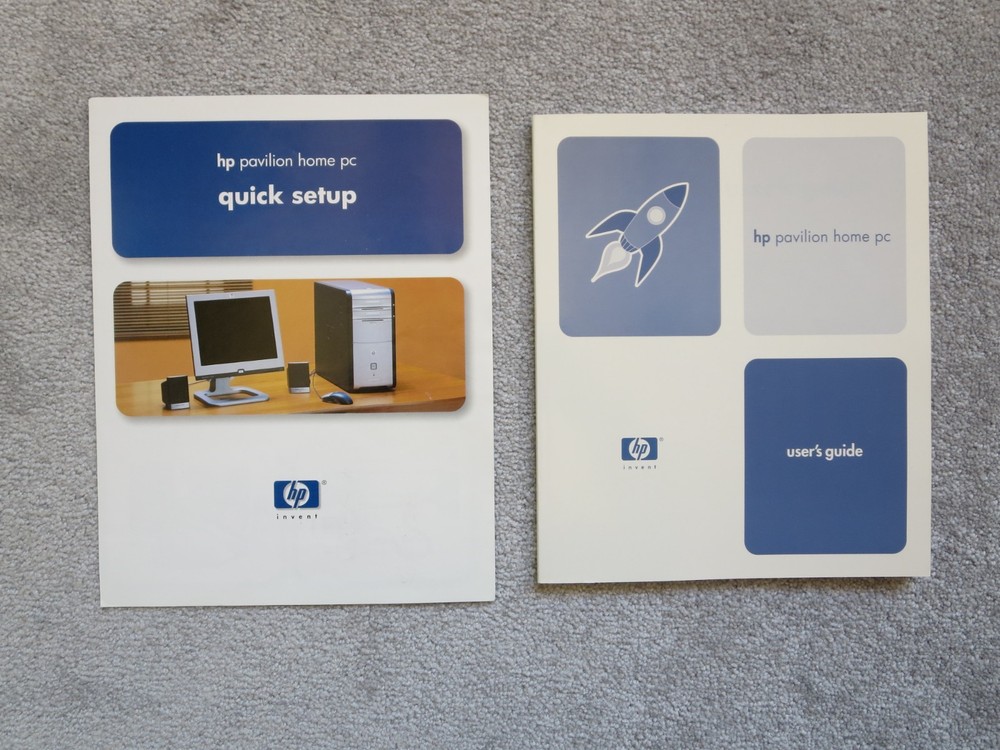 Computer Manual: . .HP Pavilion Home PC User Guide & Quick Setup Guide