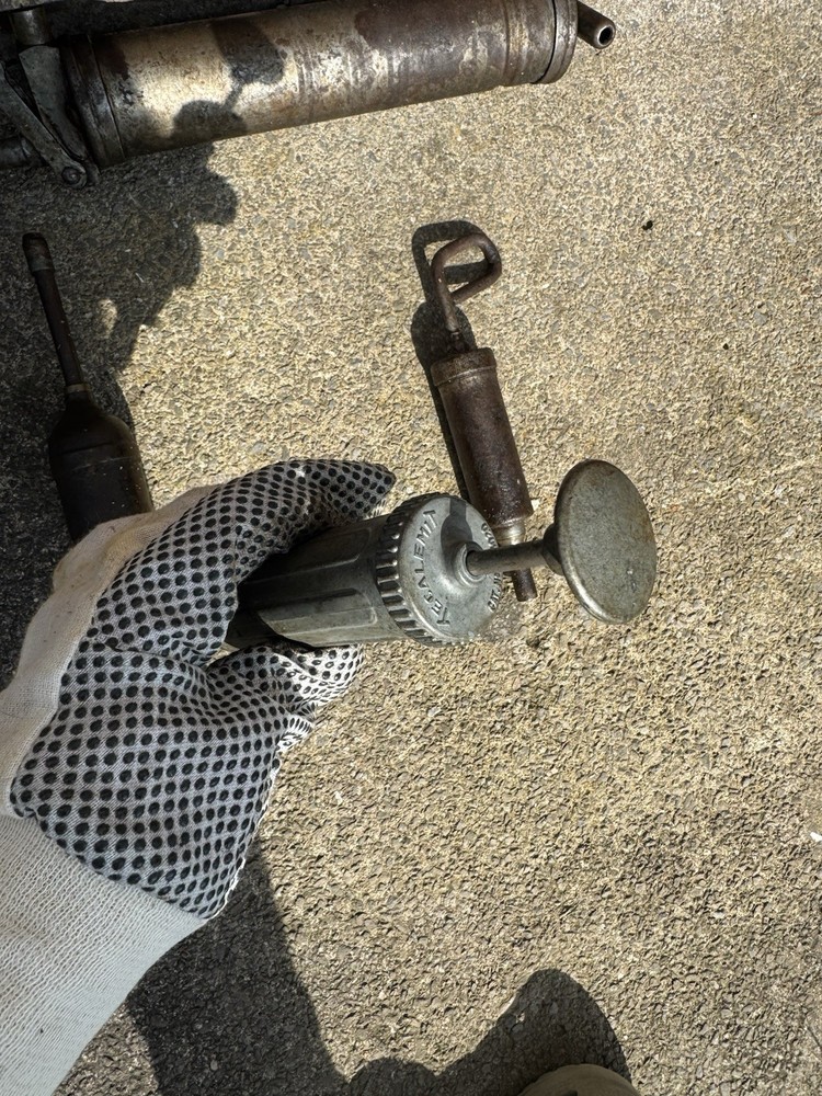 Three Vintage Grease Guns
