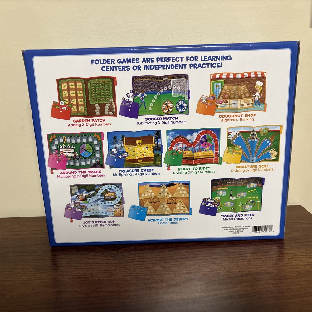 Lakeshore Learning Math Games, Operations & Algebraic Thinking Grades 4-5 ~New~