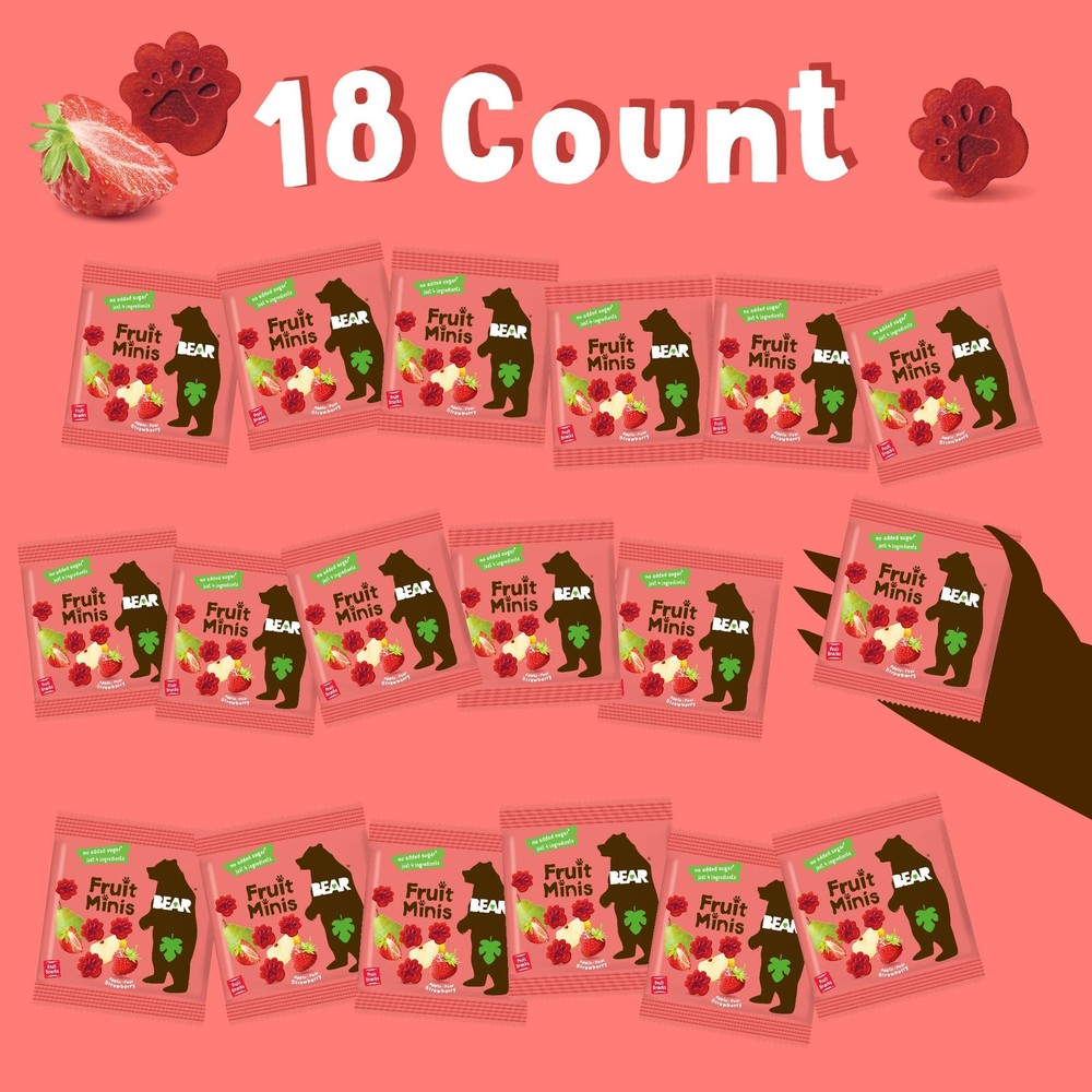 Real Fruit Snack Minis, Strawberry