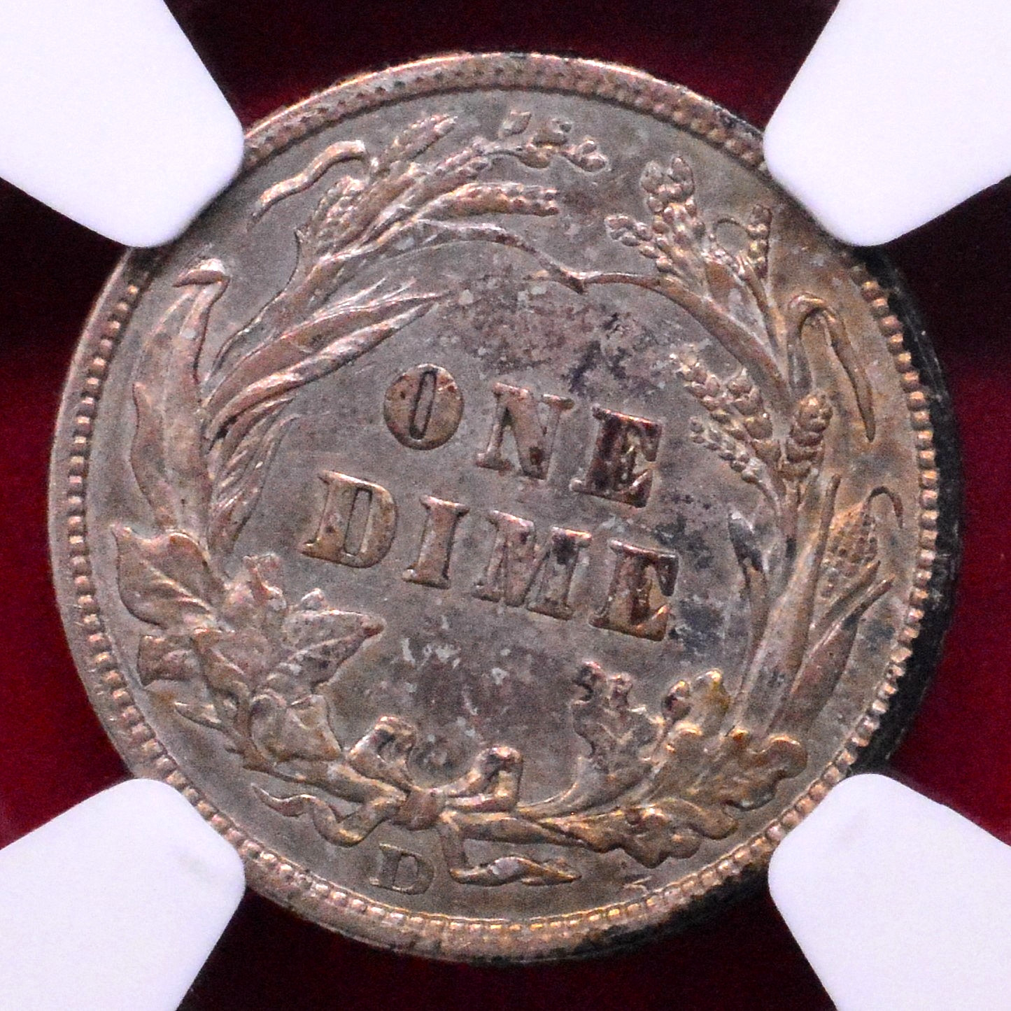 NGC AU! 1906-D BARBER DIME