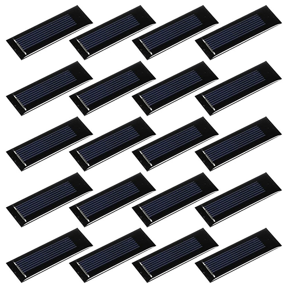 Efficient Power Generation with 20pcs Solar Panel Cells for DIY Projects