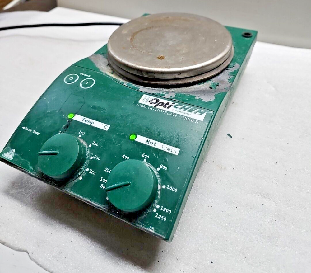 CHEMGLASS OptiCHEM Analog Hotplate Stirrer - TESTED | MST BASIC
