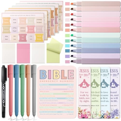 Bible Study Supplies Journaling Kit, Morandi Colored Bible Study Bible Kit-S