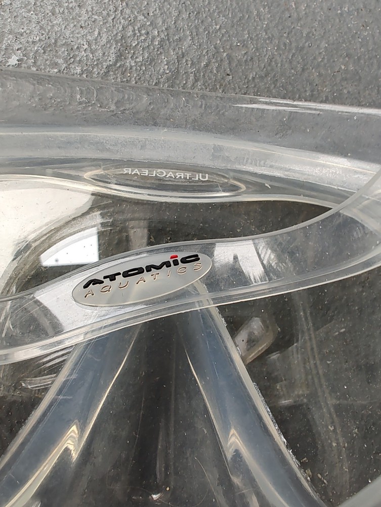 Atomic Aquatics Ultraclear Frameless Mask Medium Clear