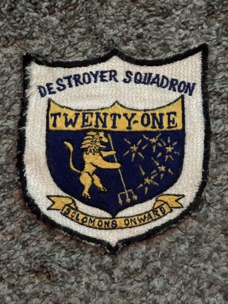 Vintage US Navy Destroyer Squadron 21  Patch