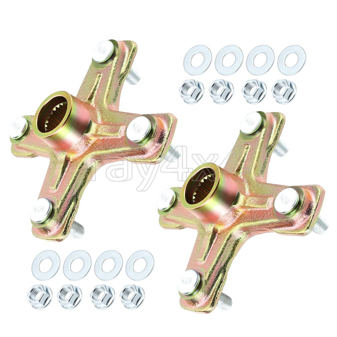 Pair Rear Axle Wheel Hub For Yamaha Raptor 250 350 660 700 1PE-F53K0-00-00