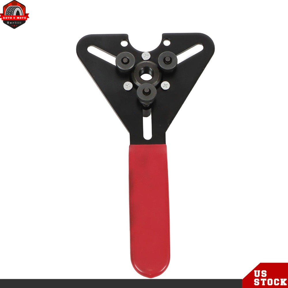 A/C Compressor Clutch Removal Installation Holding Tool Kit with Storage Case